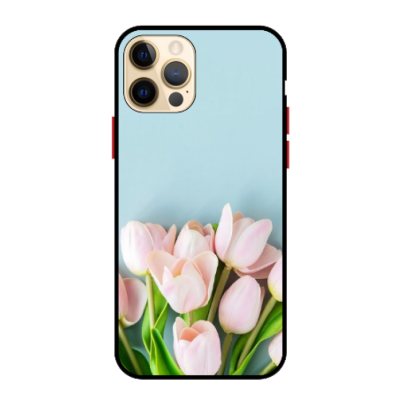 Husa IPhone 15 Pro, Protectie AirDrop, Tulips